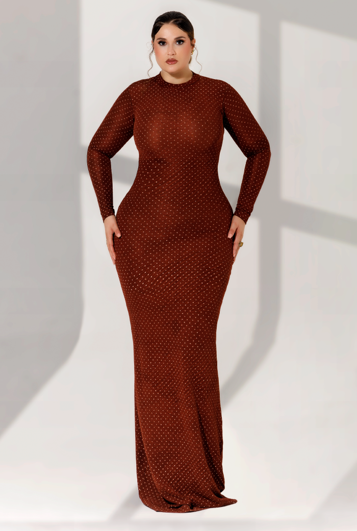 Polka Dotted Maxi